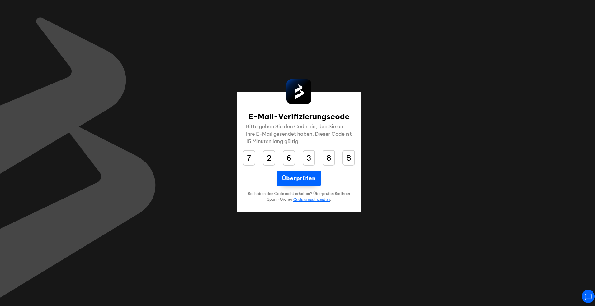 BlackBull E-Mail Verifizierung